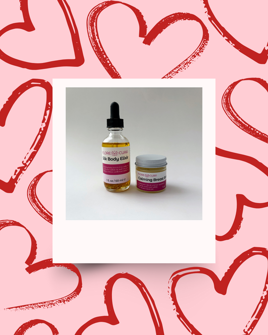 Gift for her - breast balm and body oil